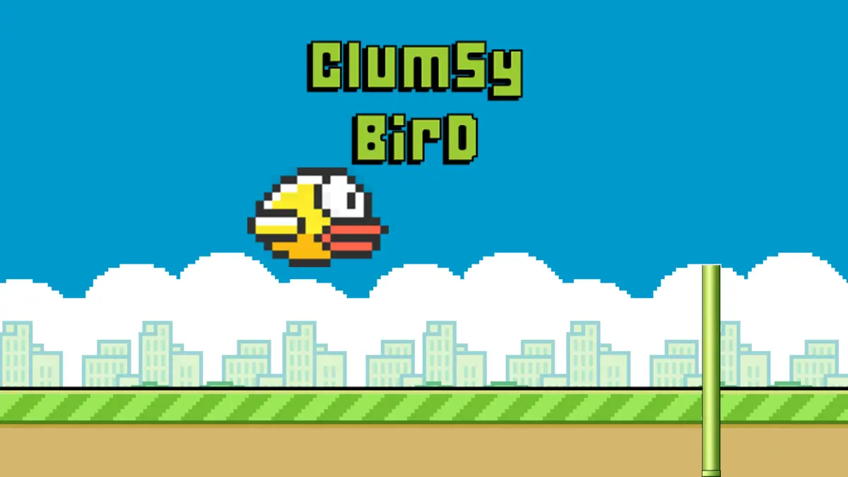 Clumsy Bird gameplay screenshot